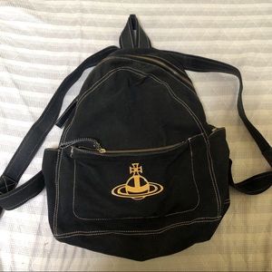 vivienne westwood men’s canvas backpack